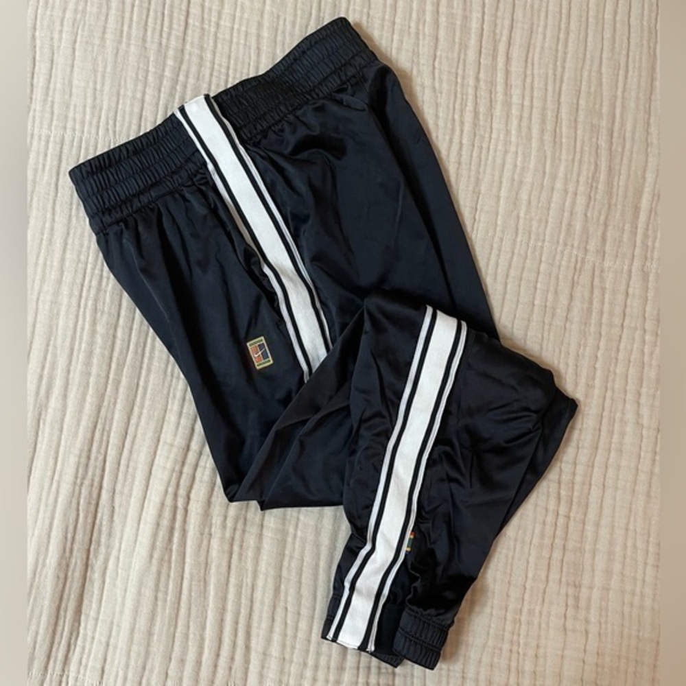 Nike Warm Up Pants Black White Size Small